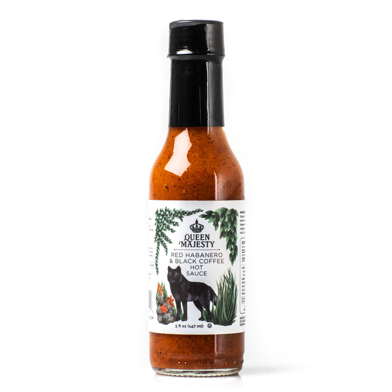 queen majesty black coffee hot sauce